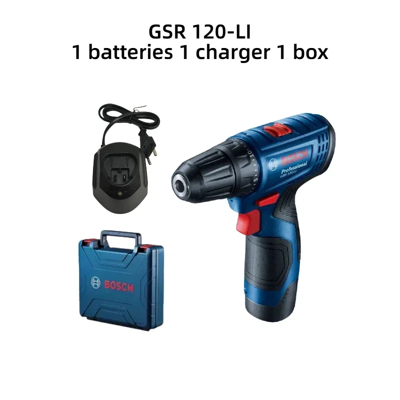 Power Tools Professional - مثقاب بوش GSR120-LI الكهربائي 12 فولت،