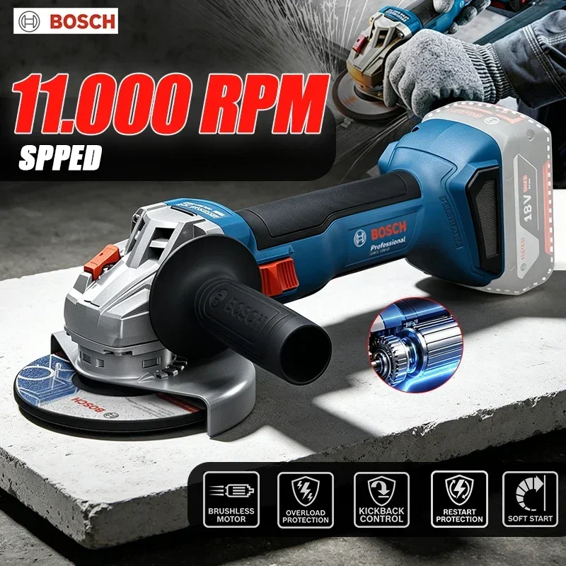 Power Tools Professional - جلاخة زاوية لاسلكية BOSCH GWS 18V-8