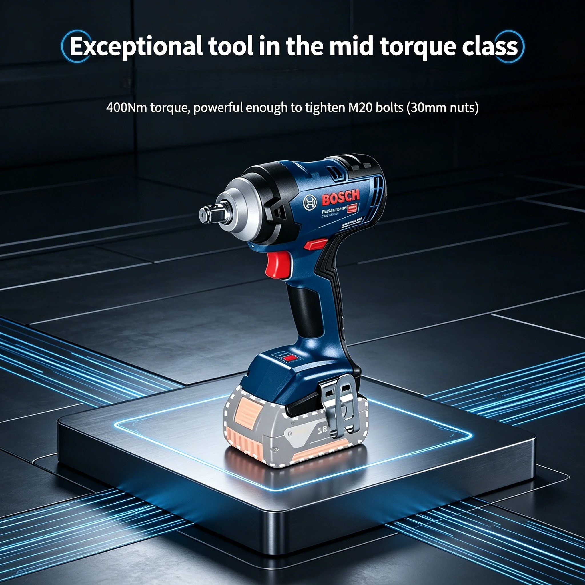 ‌ مفتاح ربط كهربائي لاسلكي بوش - مراجعة Power Tools Professional وسعره