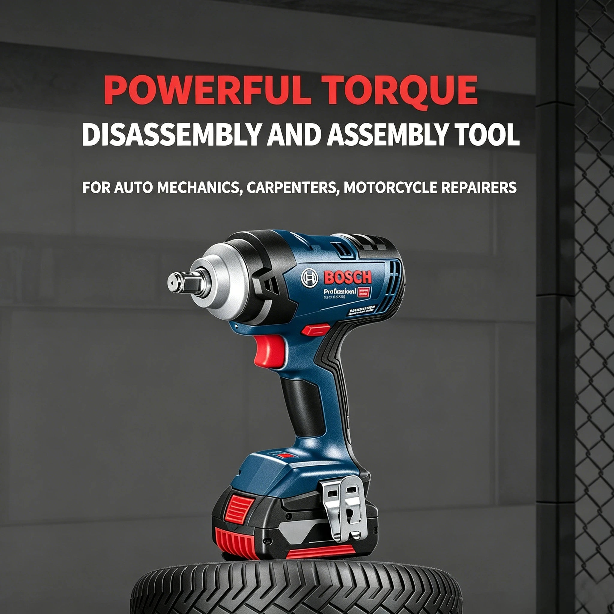 ‌ مفتاح ربط كهربائي لاسلكي بوش - مراجعة Power Tools Professional وسعره