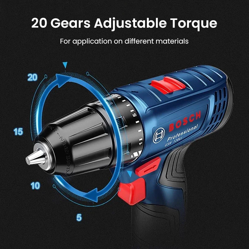 مثقاب بوش GSR120-LI الكهربائي  - مراجعة Power Tools Professional وسعره